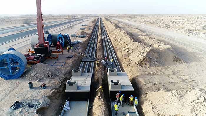 To Execute the Entire Process of Qatar’s Highest-Voltage 400kV Transmission Network, from Design to Testing